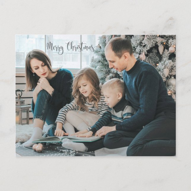 Christmas Photo Postcard - Ornaments (Front)