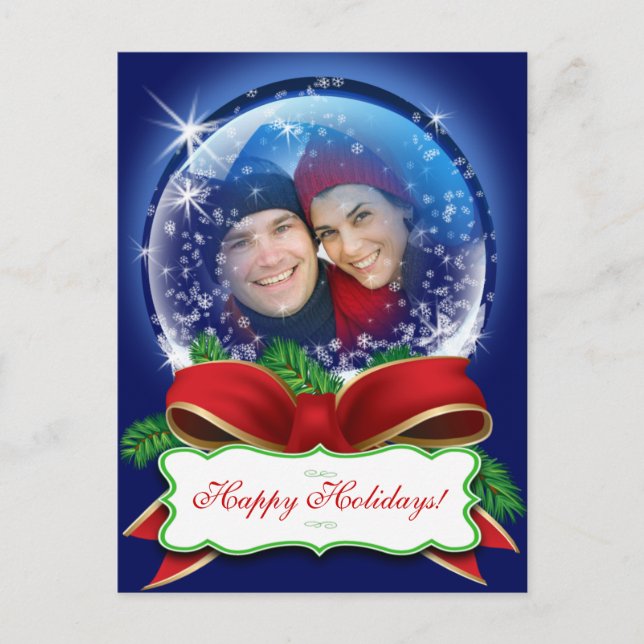 Christmas Photo Postcards To Personalize (Front)