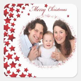 christmas photo sticker