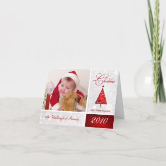 Christmas Photo Template Card - Merry Christmas