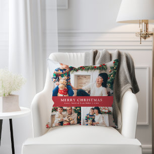 Christmas Photo Throw Pillow