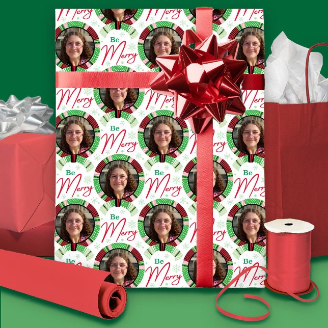 Christmas Photo Wrapping Paper Sheets (Creator Uploaded)