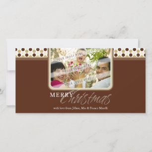 CHRISTMAS PHOTOCARD :: minispot snowflake 2B Holiday Card