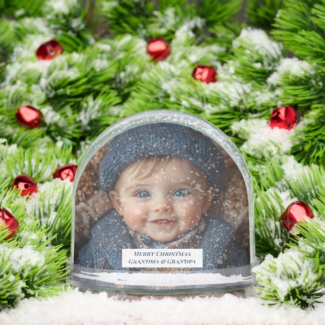 Christmas Photos Snowman Driving Car Joy Snow Globe (Christmas)