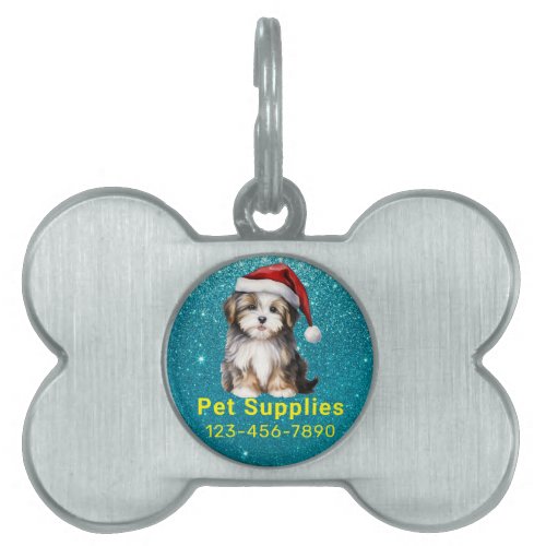 Christmas Photoshoot  Pet ID Tag