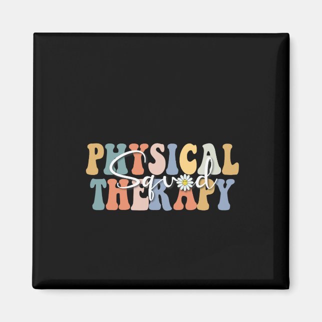 Christmas Physical Therapy Pt Squad Pediatric Ther Magnet (Front)