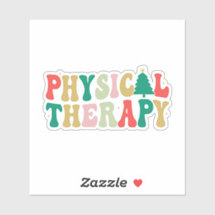 Christmas Physical Therapy Sticker