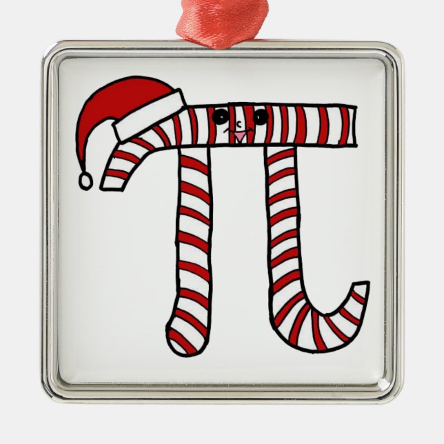 Christmas Pi Math Ornament (Front)