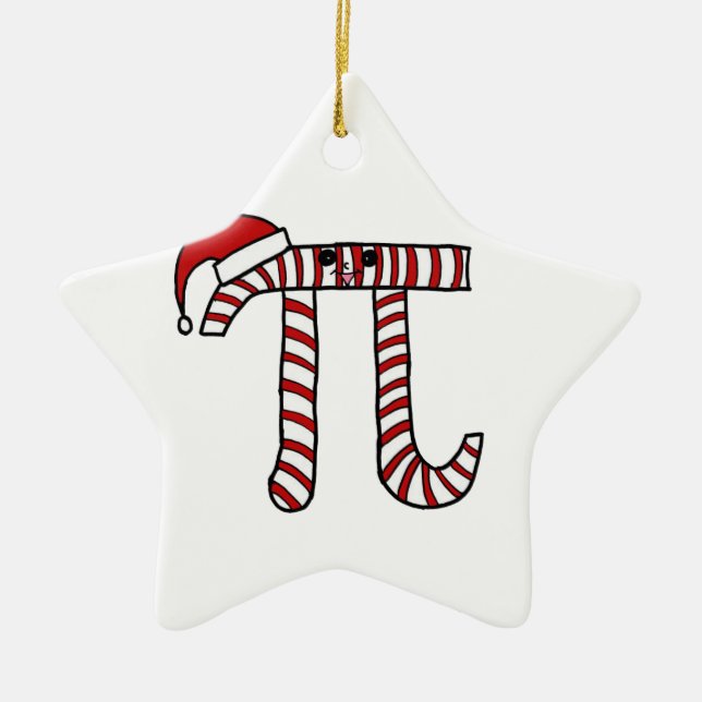 Christmas Pi Math Ornament (Front)
