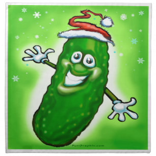 Christmas Pickle Cloth Napkin