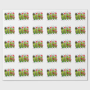 Christmas Pickle Crew Wrapping Paper