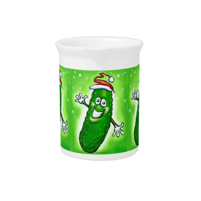 Christmas Pickle Pitcher (Front)