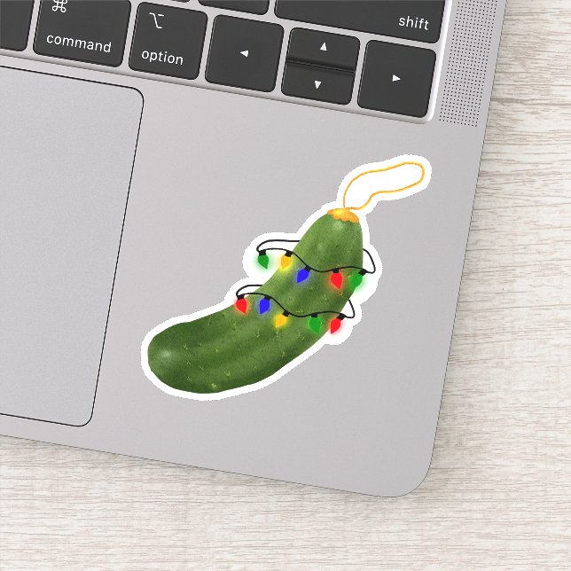 Christmas Pickle Sticker (Detail)