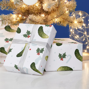 Christmas Pickle Wrapping Paper