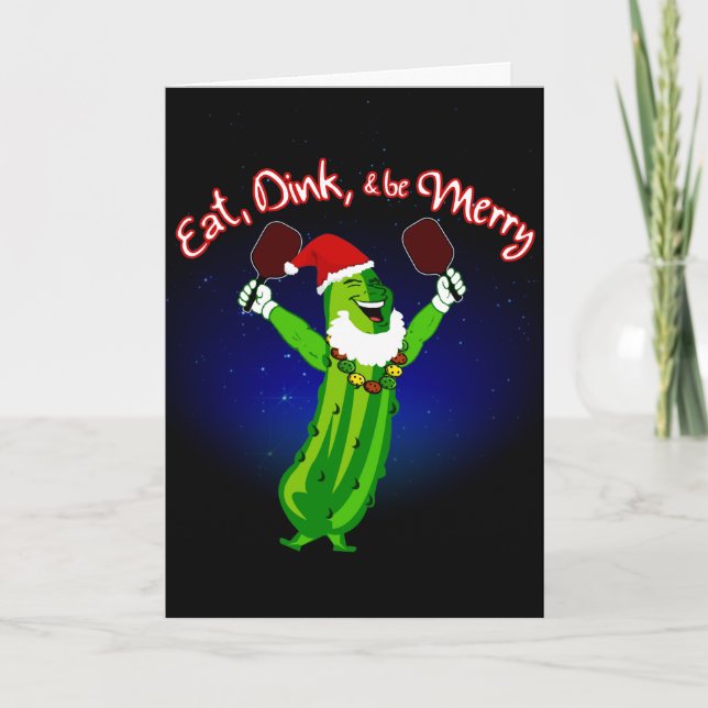 Christmas Pickleball Card (Front)