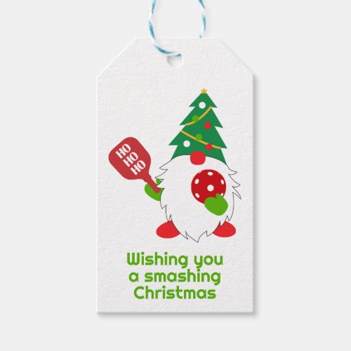 Christmas pickleball  Gift Tags