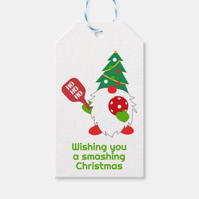 🎅Christmas pickleball  Gift Tags (Front)