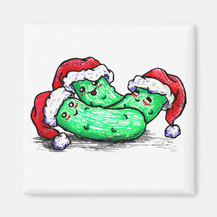 Christmas Pickles Magnet