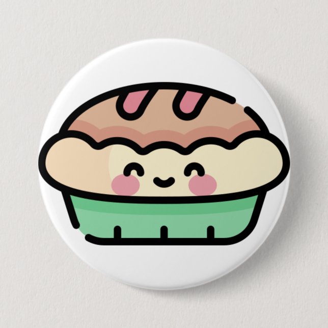christmas pie button (Front)