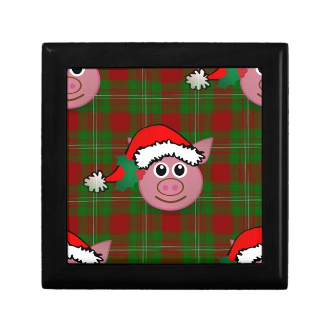 christmas pig keepsake box (Front)