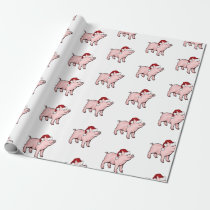 Christmas Pig Wrapping Paper