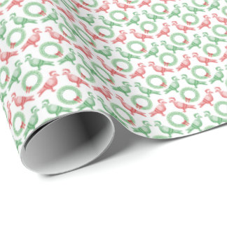 Christmas Pigeon Wrapping Paper