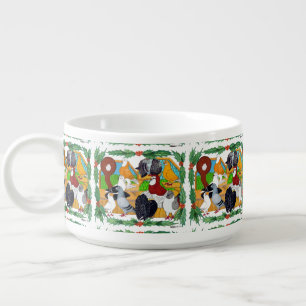 Christmas Pigeons Bowl