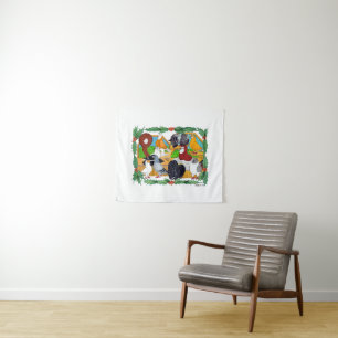 Christmas Pigeons Tapestry