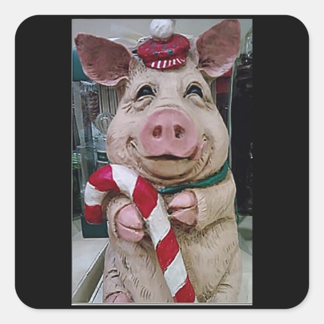**CHRISTMAS PIGGY** STICKERS (Front)