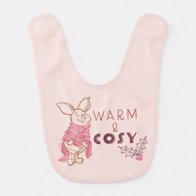 Christmas Piglet | Warm &amp; Cosy Baby Bib