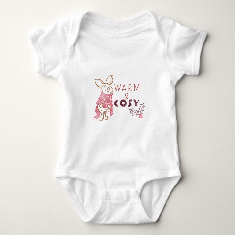 Christmas Piglet | Warm &amp; Cosy Baby Bodysuit