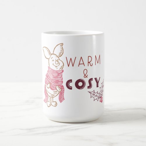 Christmas Piglet  Warm  Cosy Coffee Mug