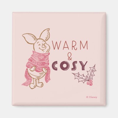 Christmas Piglet | Warm &amp; Cosy Magnet