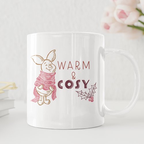 Christmas Piglet  Warm  Cosy Mug