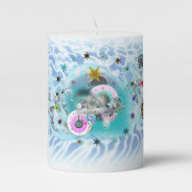 Christmas Pillar Candle