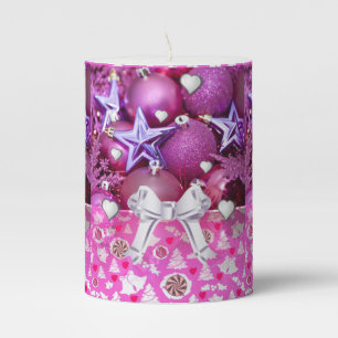 Christmas Pillar Candle