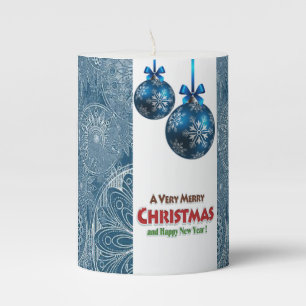 Christmas Pillar Candle