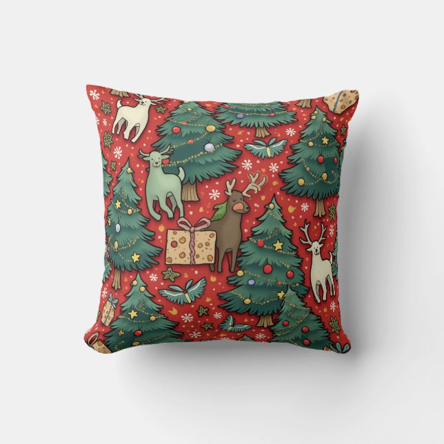 Christmas Pillow Cushion (Front)
