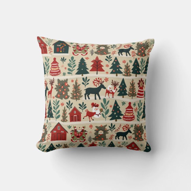 Christmas Pillow Cushion (Front)