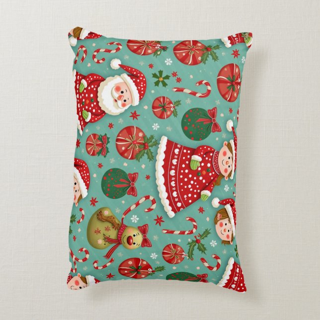 Christmas Pillow Cushion (Back(Vertical))