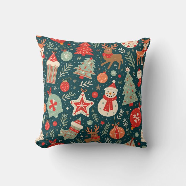 Christmas Pillow Cushion (Front)