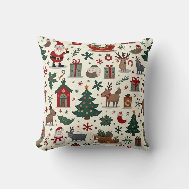 christmas pillow cushion (Edit) (Front)