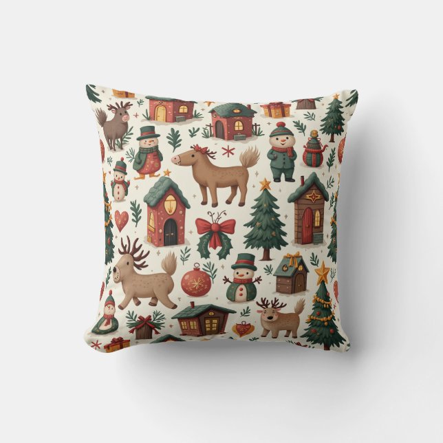 Christmas pillow cushion (Edit) (Front)