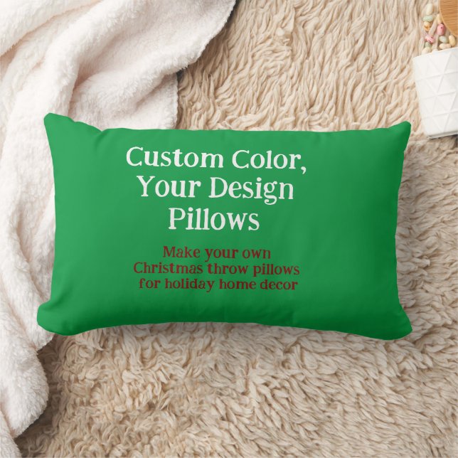 Christmas pillow, Personalized Christmas  Lumbar Pillow (Blanket)