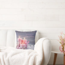 Christmas Pillow, Pink Christmas