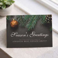Christmas Pine Cones | Season's Greetings