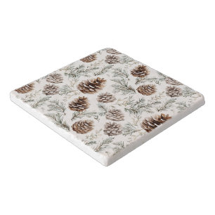 Christmas Pine Cones Trivet