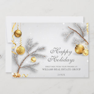 real estate holiday cards zazzle real estate holiday cards