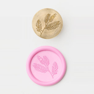 Christmas Pine Tree Leaves Holiday Wax Seal Stamp
