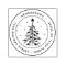 Christmas Pine Tree Return Address